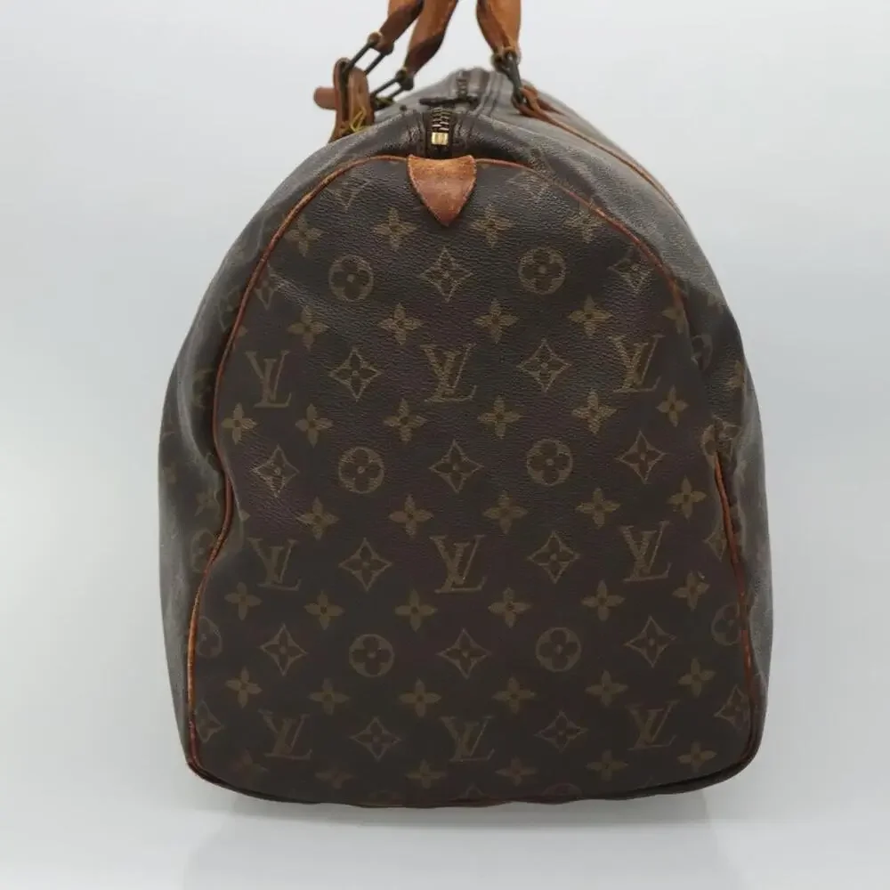 LOUIS VUITTON Monogram Keepall 55 Boston Bag M41424